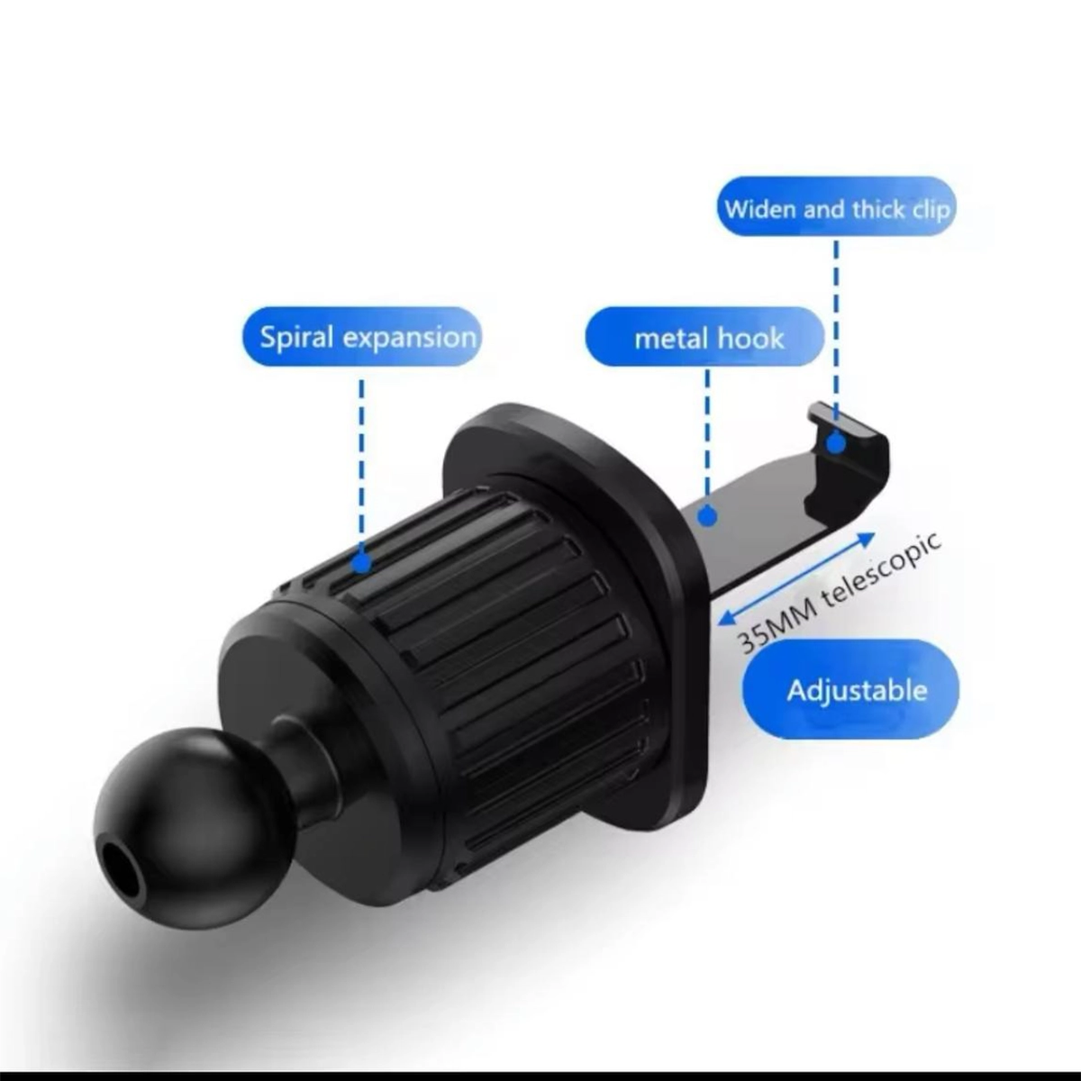 هولدر موبایل دریچه کولر خودرو مدل CZ-5742