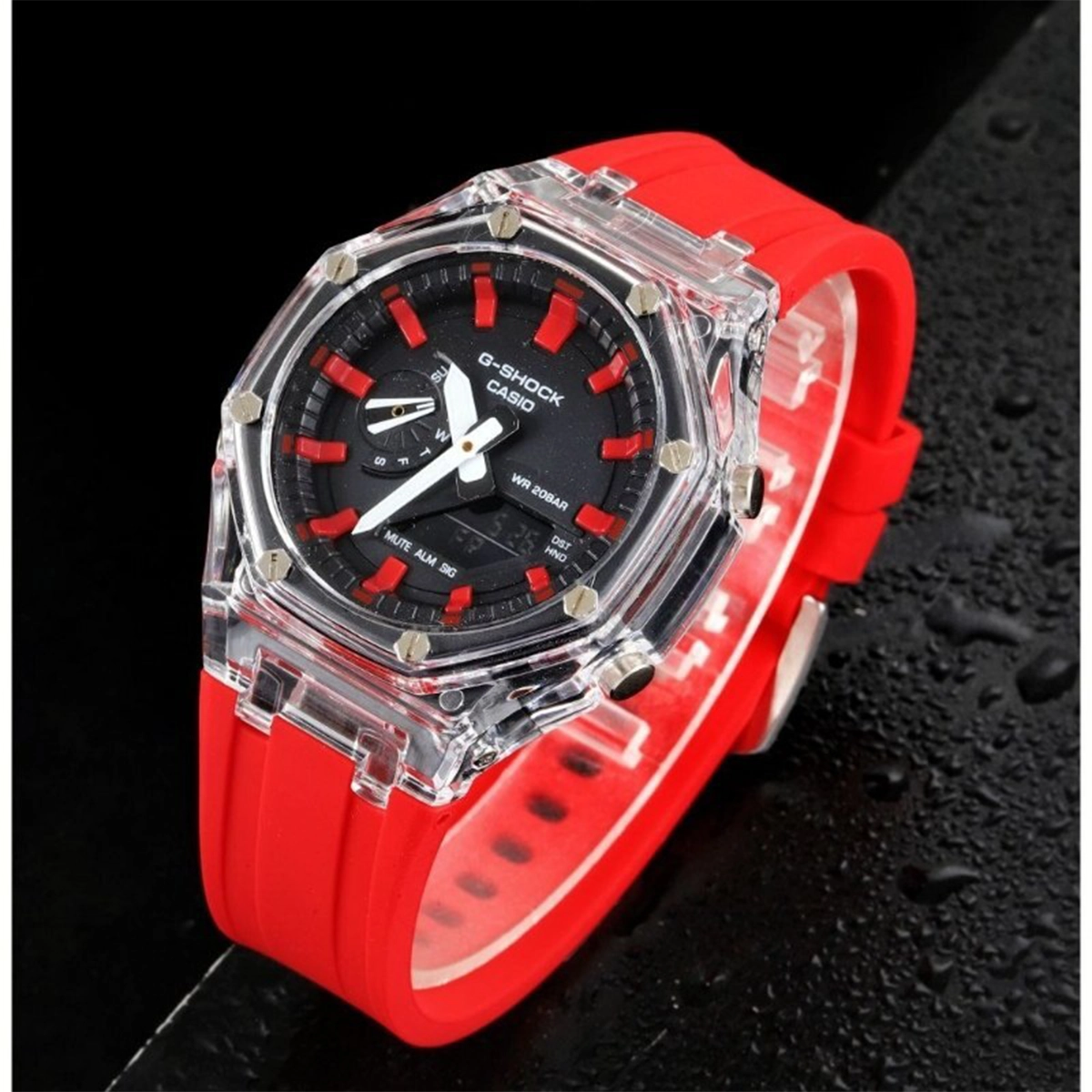 ساعت اسپرت قرمز مدل G-SHOCK