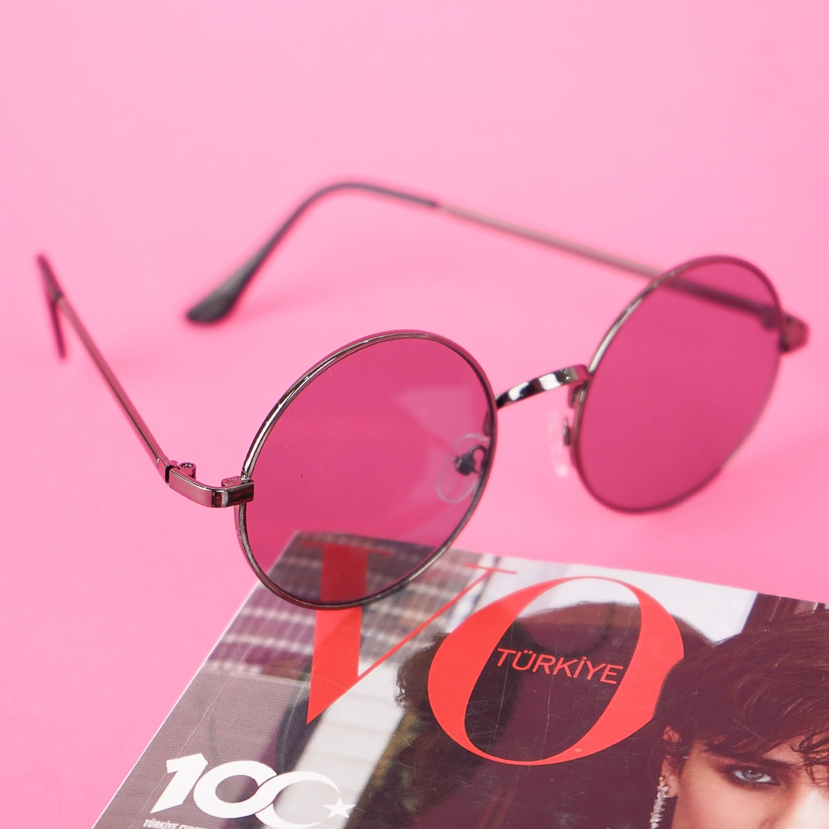 عینک فریم گرد مدل G45