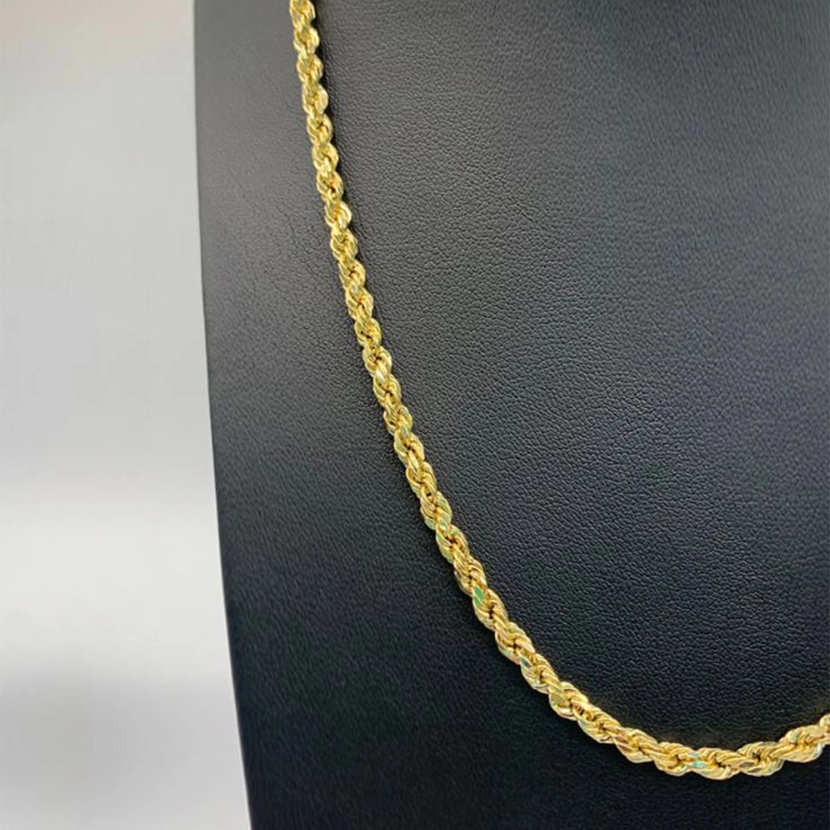 زنجیر طلایی مدل طنابی