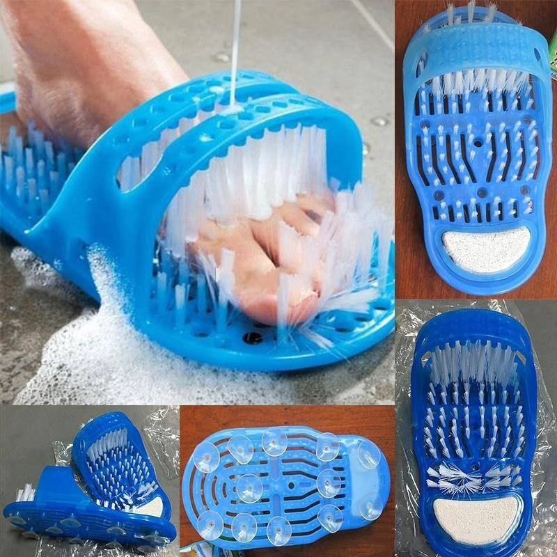 دمپایی ماساژور و شوینده داخل حمام