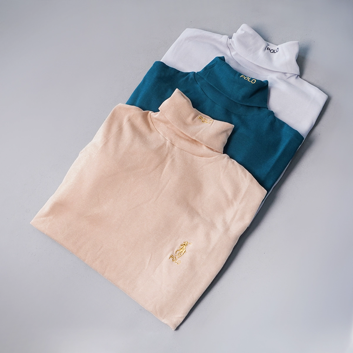 یقه اسکی مردانه مشکی مدل POLO