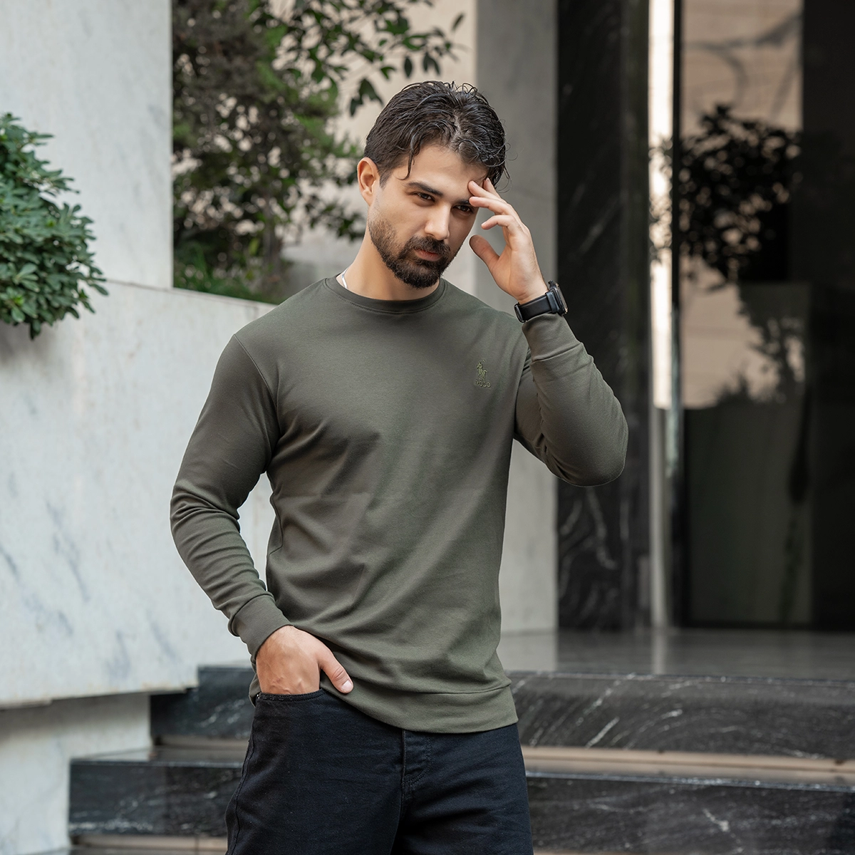 دورس مردانه polo یشمی مدل Horosh