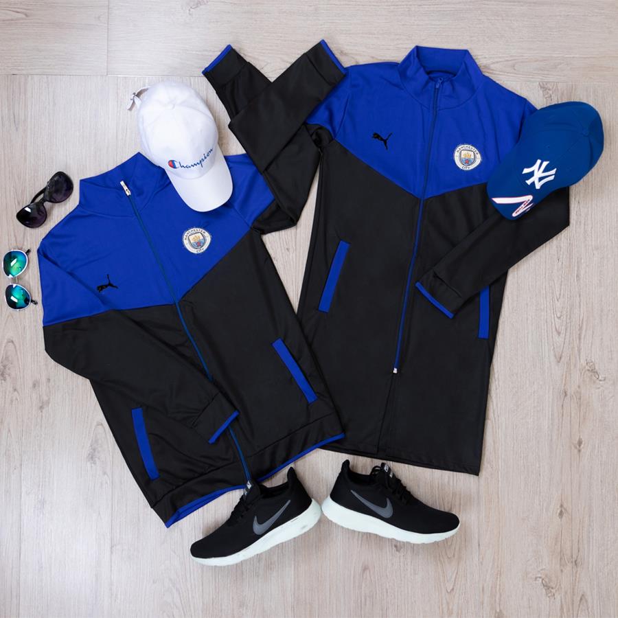 ست دو نفره سوییشرت آبی مشکی مدل Puma