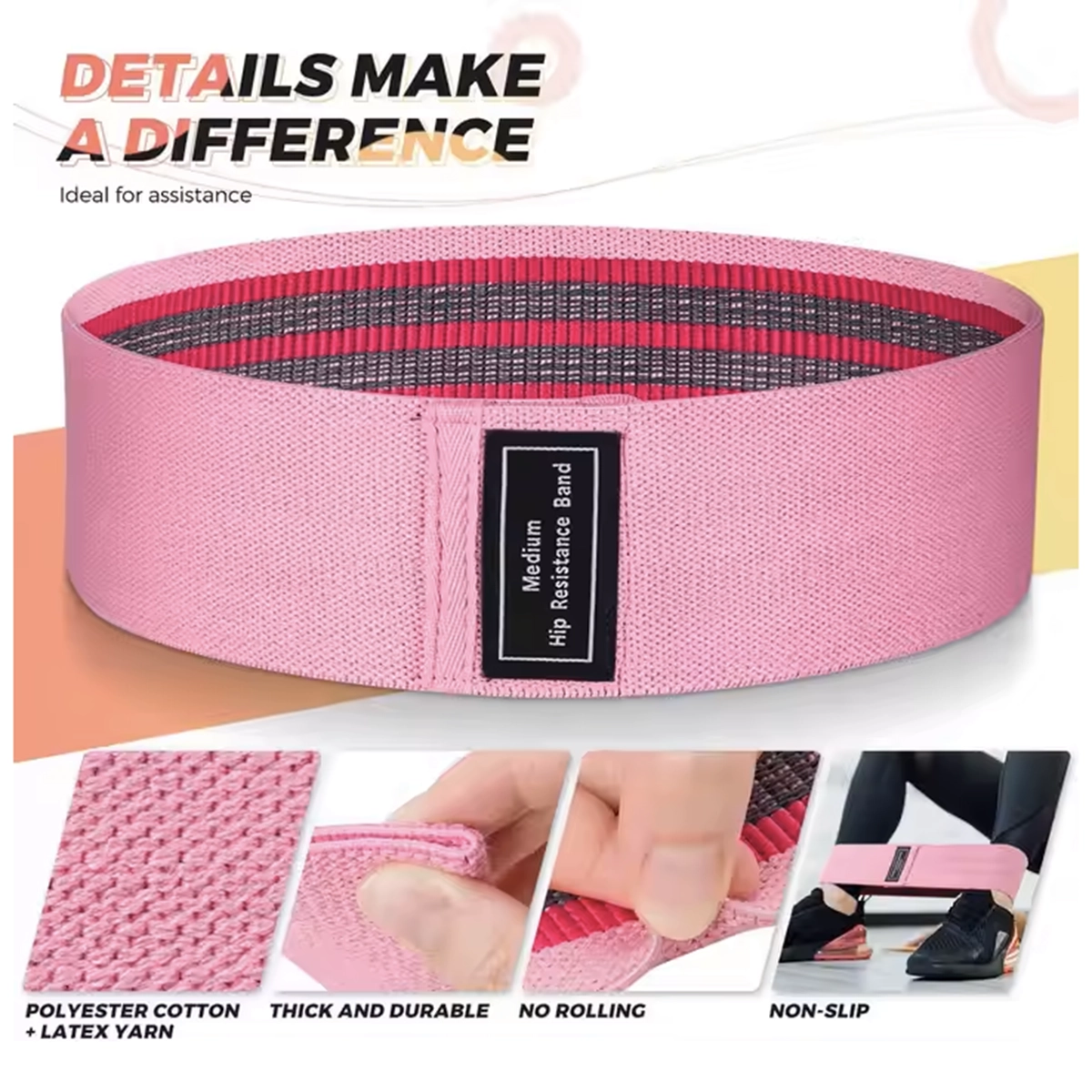 کش مینی لوپ پارچه ایی سه مقاومت( 3 عددی)