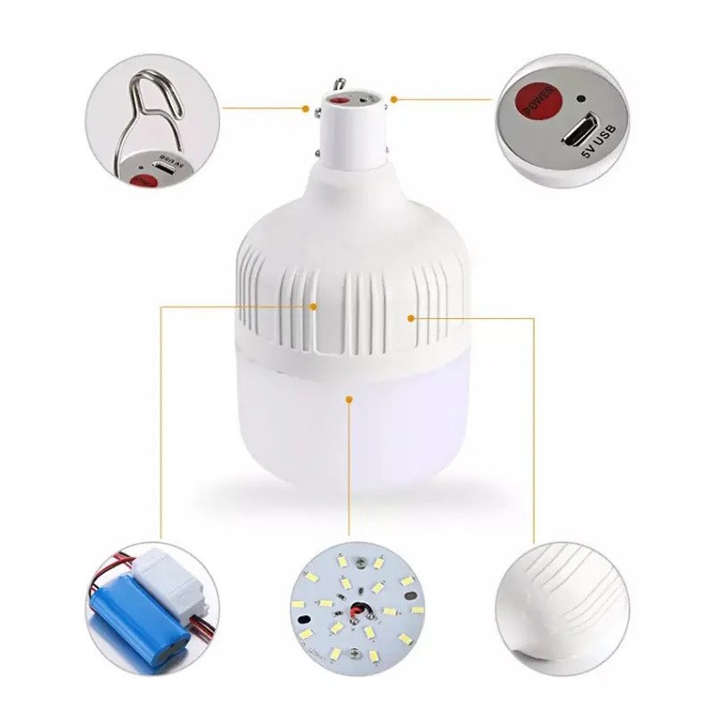 لامپ شارژی 40 وات sanan-سفید