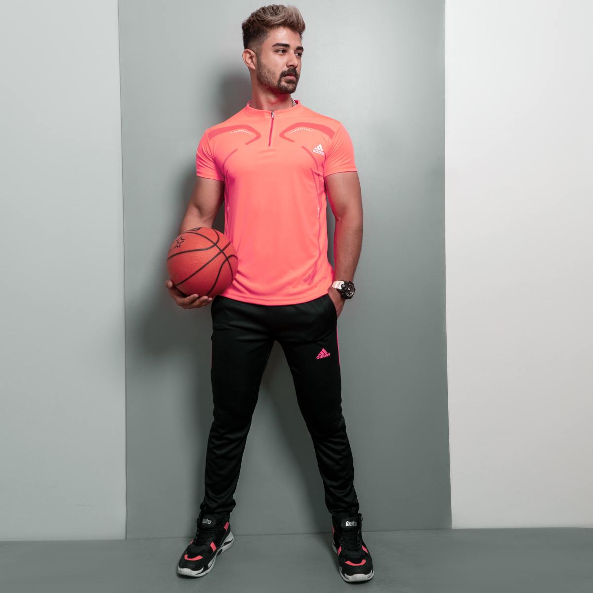 ست تیشرت شلوارAdidas مردانه مدل Manian