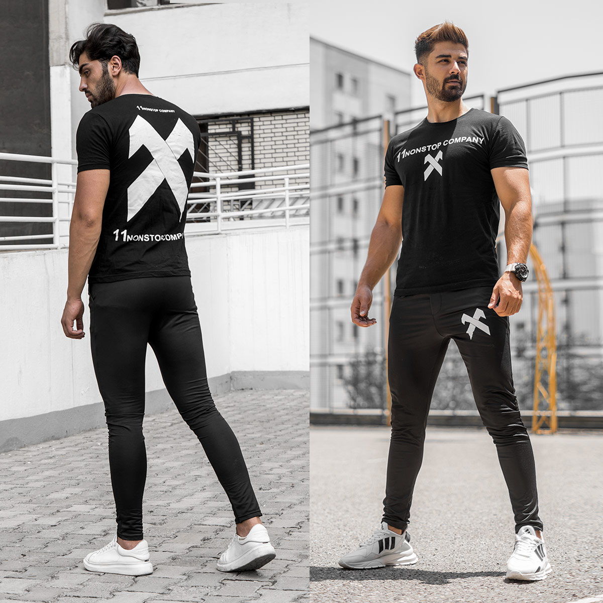 ست تیشرت شلوار 11Nonstop Company مردانه مدلHanky