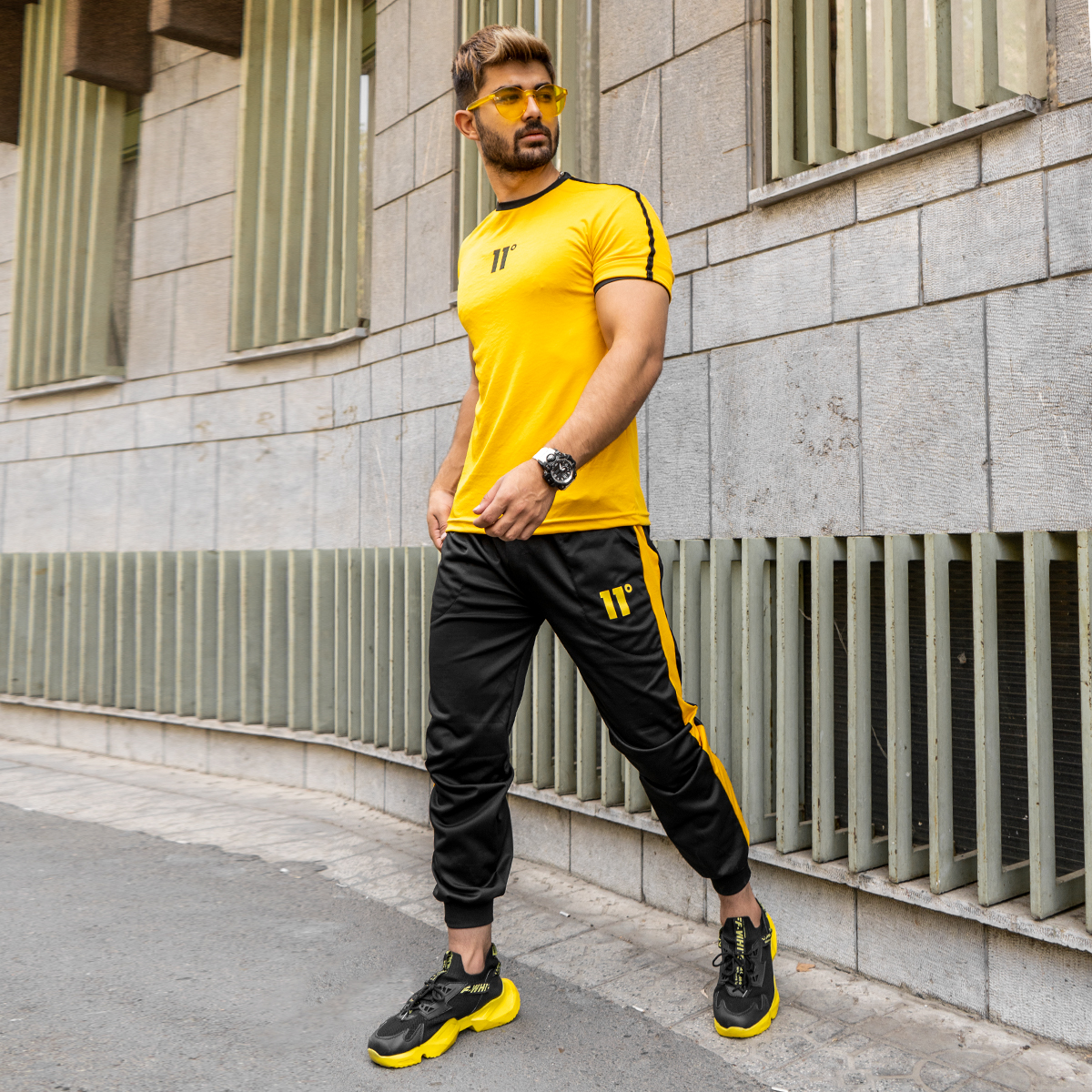 ست تیشرت شلوار 11degrees مردانه مدلFranco