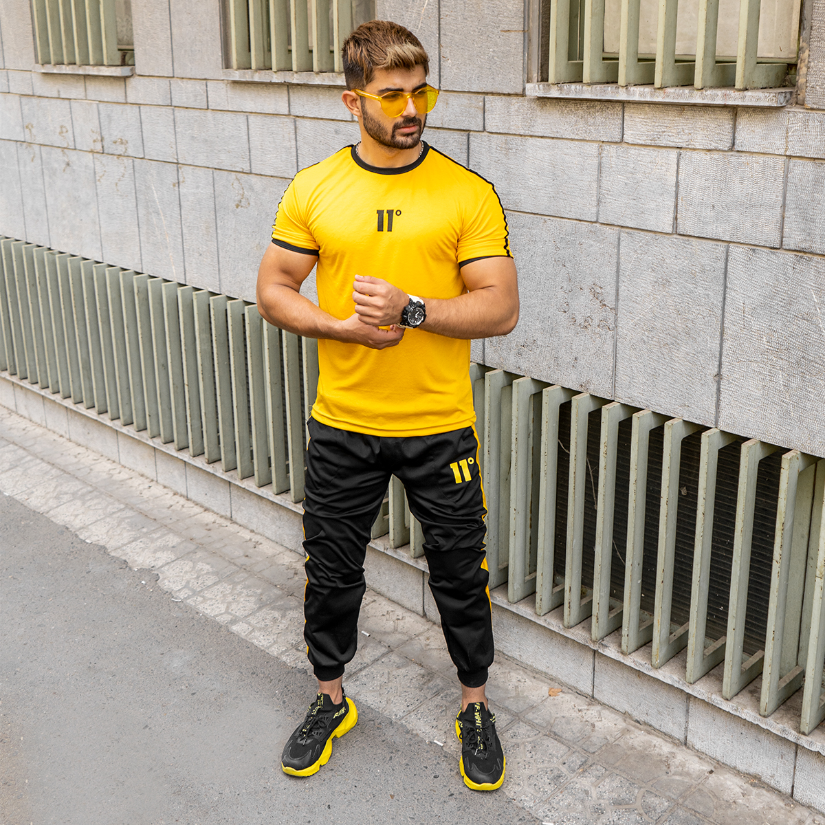 ست تیشرت شلوار 11degrees مردانه مدلFranco