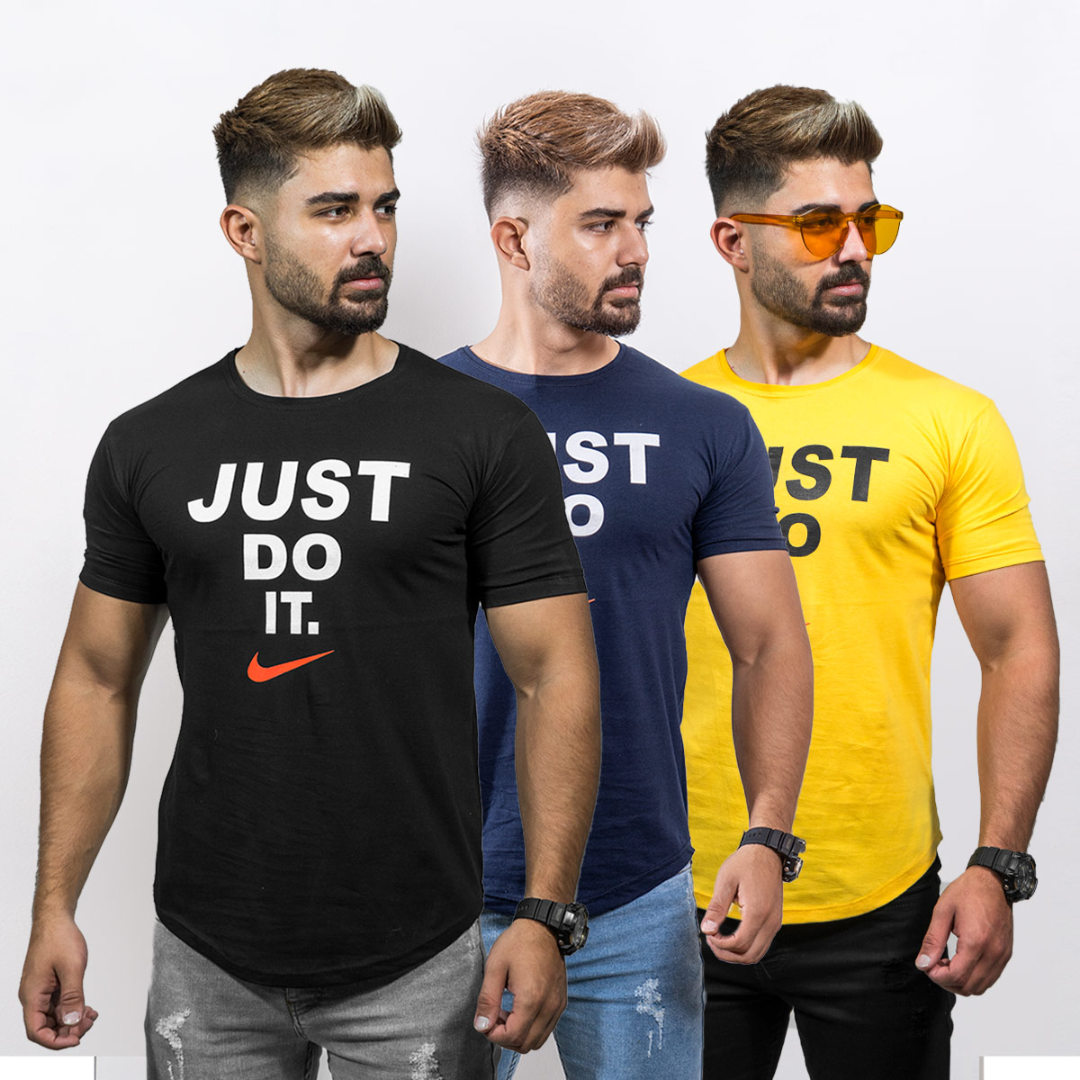 تیشرت Just Do It مردانه سبز مدل Ditro