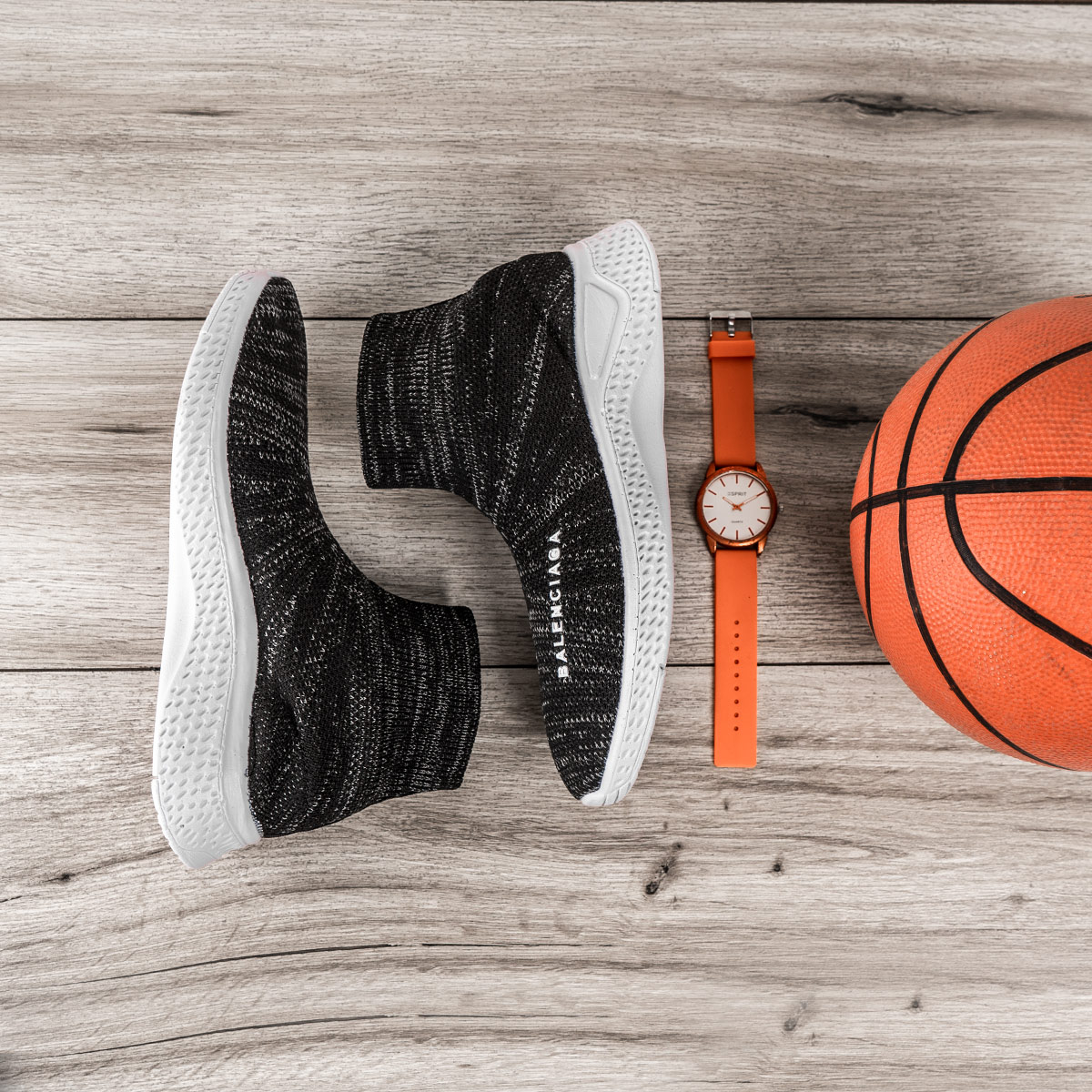 کفش ورزشی Balenciagaمردانه مشکی مدل Lonix