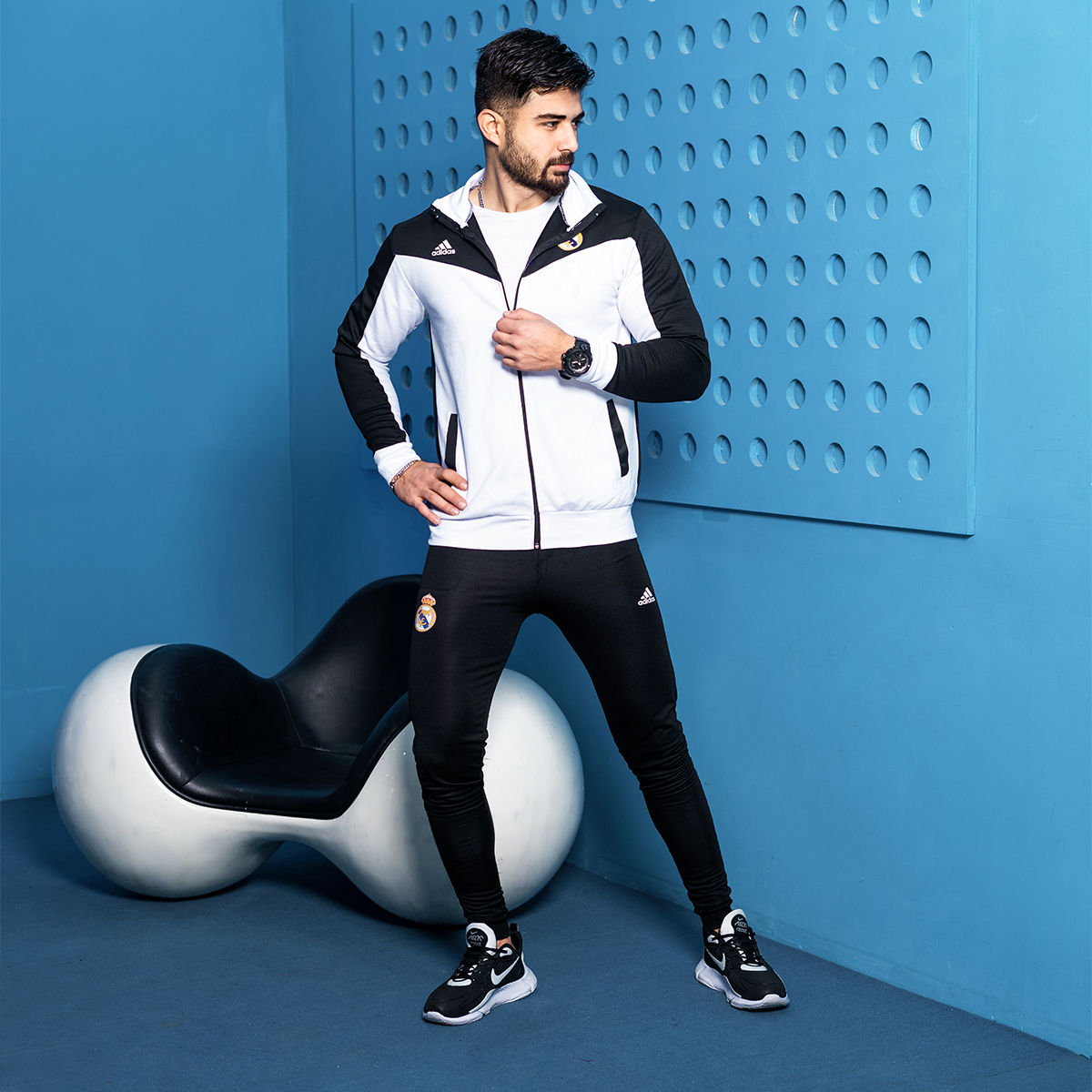 ست سوئیشرت شلوار رئال مادرید مدل Madrida