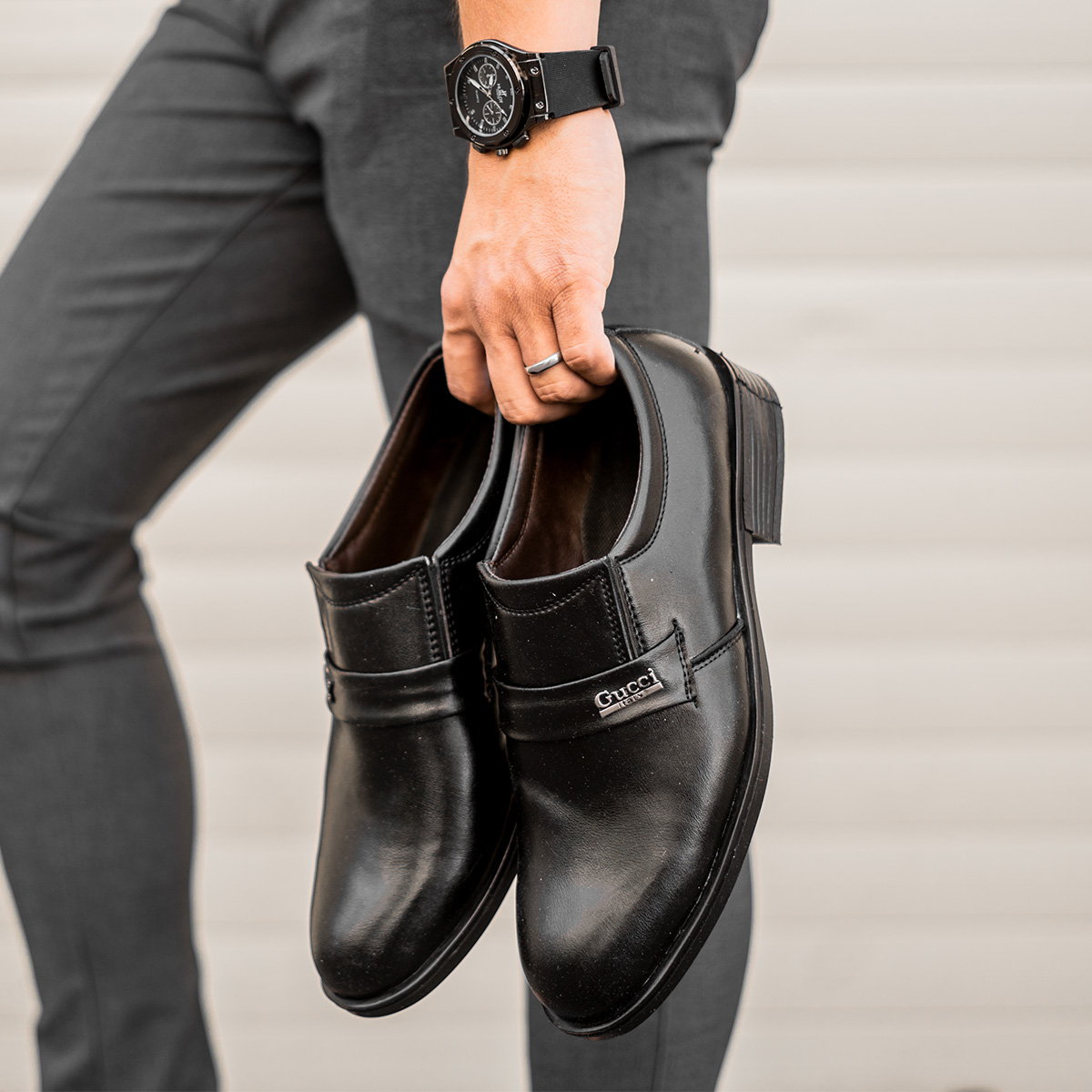 کفش رسمی گوچی مردانه مدلkarena