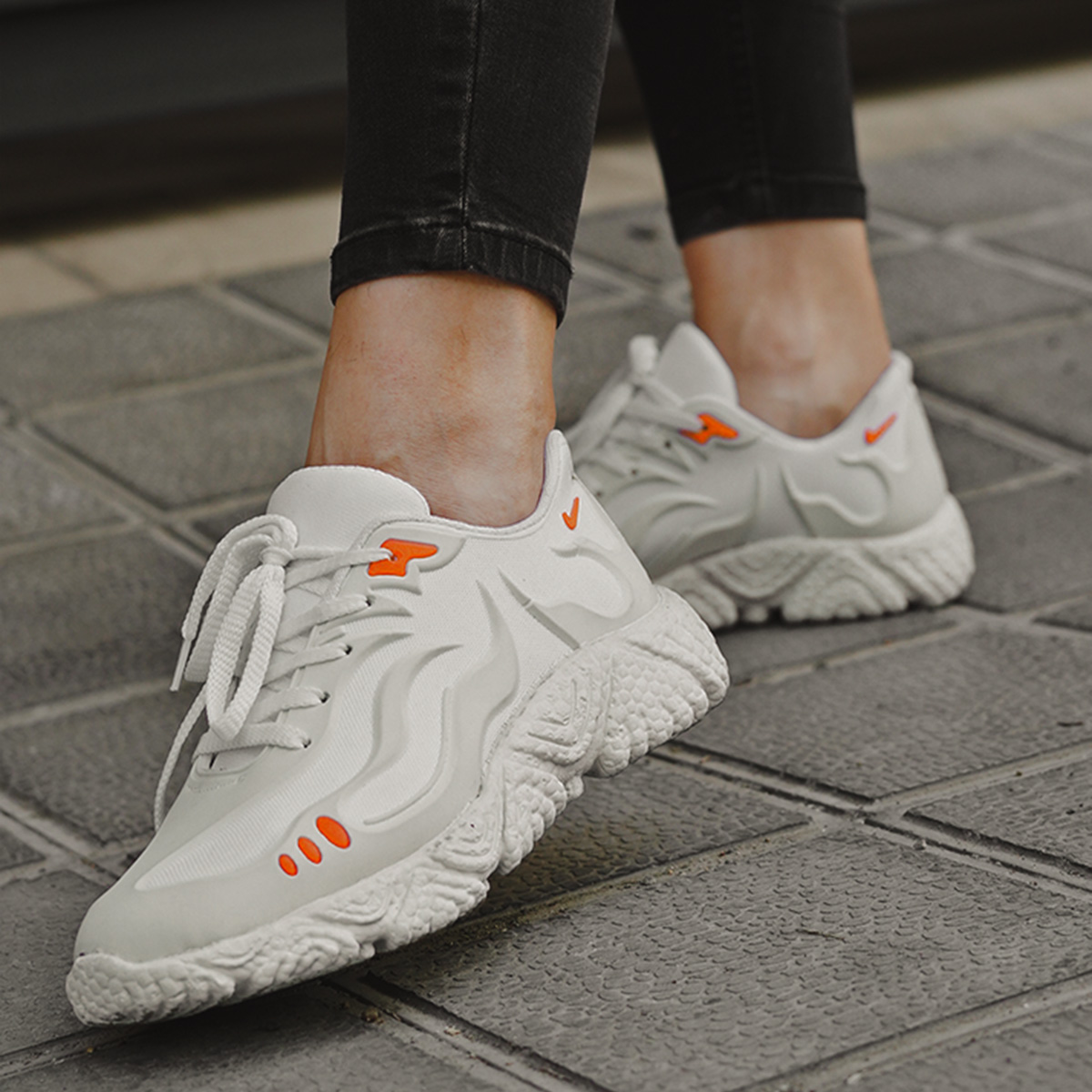 کفش ورزشی Fire زنانه سفید مدل Neda